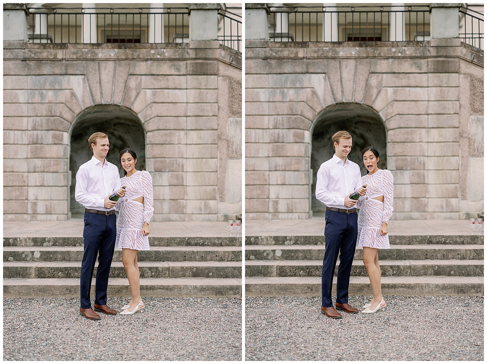 Förlovningsfotografering Rosersbergs slott 